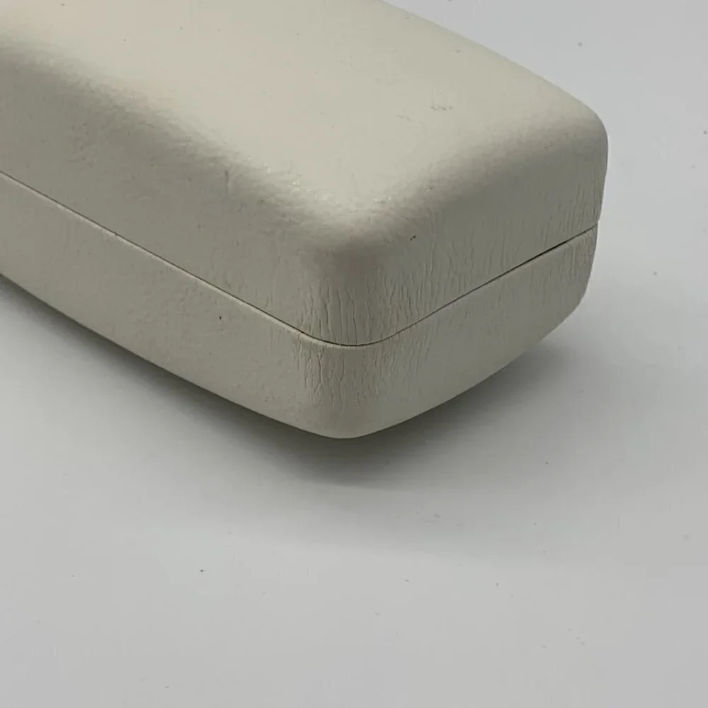 Versace Large Eyeglasses/Sunglasses Case White